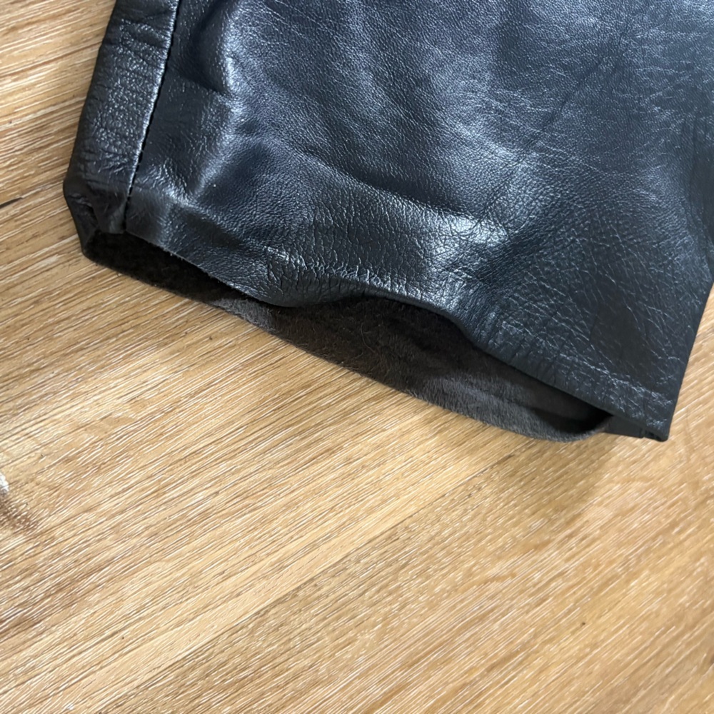 Vintage Genuine Leather Barrel Leg Pants - Picture 3 of 9